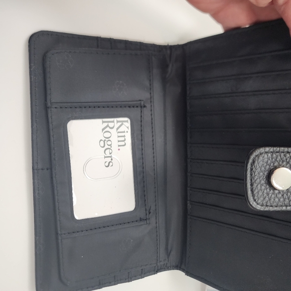 Kim Rogers All In One Wallet 8 X 5 New With Tags Black One Size - Picture 7 of 12